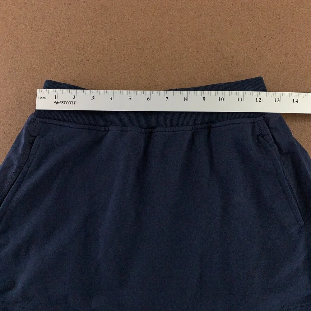 Sundays Women's Size Small Navy French Terry Pull On Pocketed Becca Skirt NWT - Picture 8 of 11